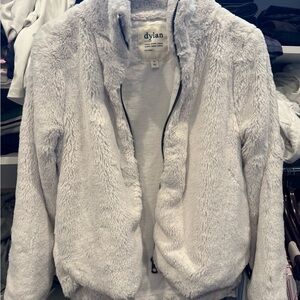 Dylan Women's Soft Cream Teddy Jacket
